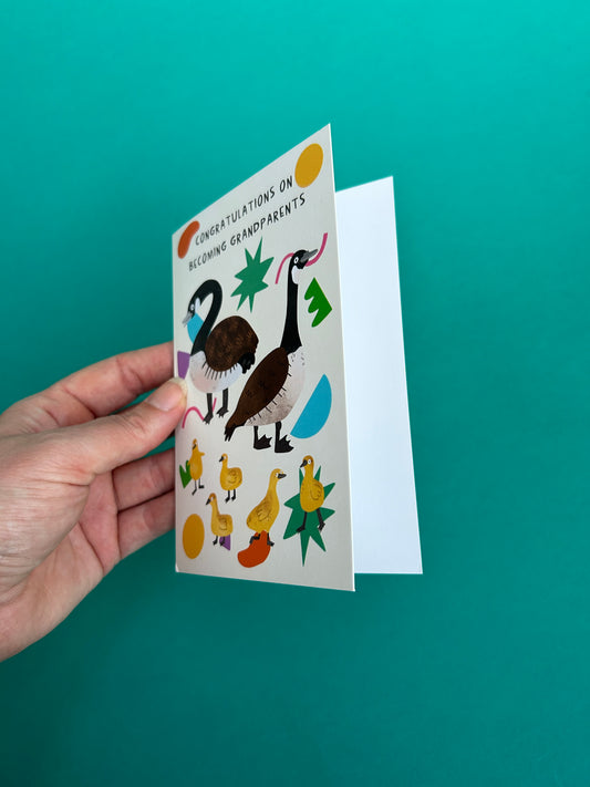 Congratulations on Becoming Grandparents Greeting Card
