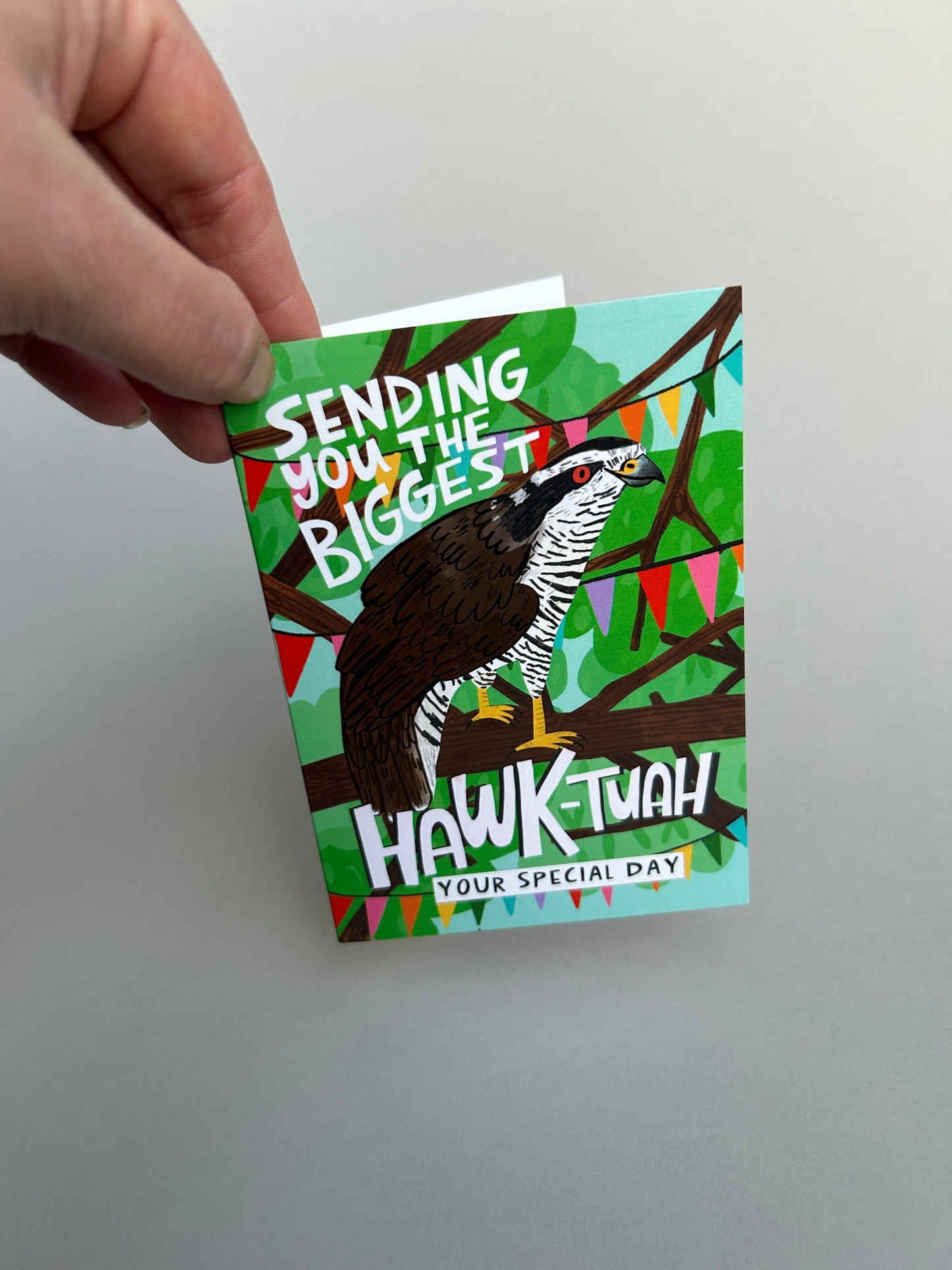 Hawk Tuah Greeting Card