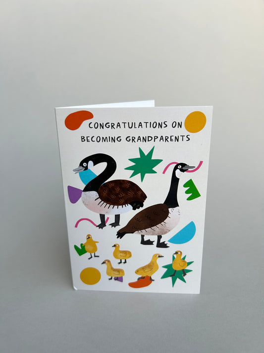 Congratulations on Becoming Grandparents Greeting Card