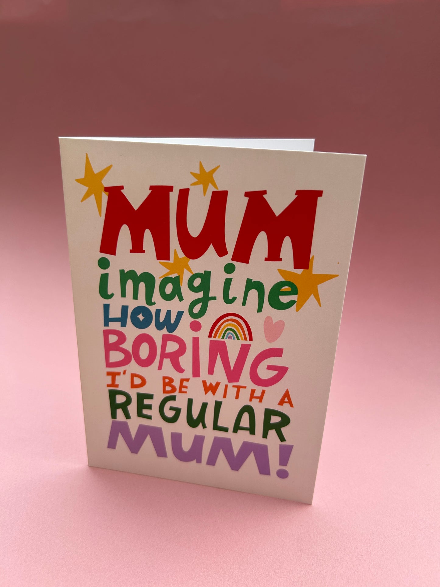 Regular Mum Greeting Card