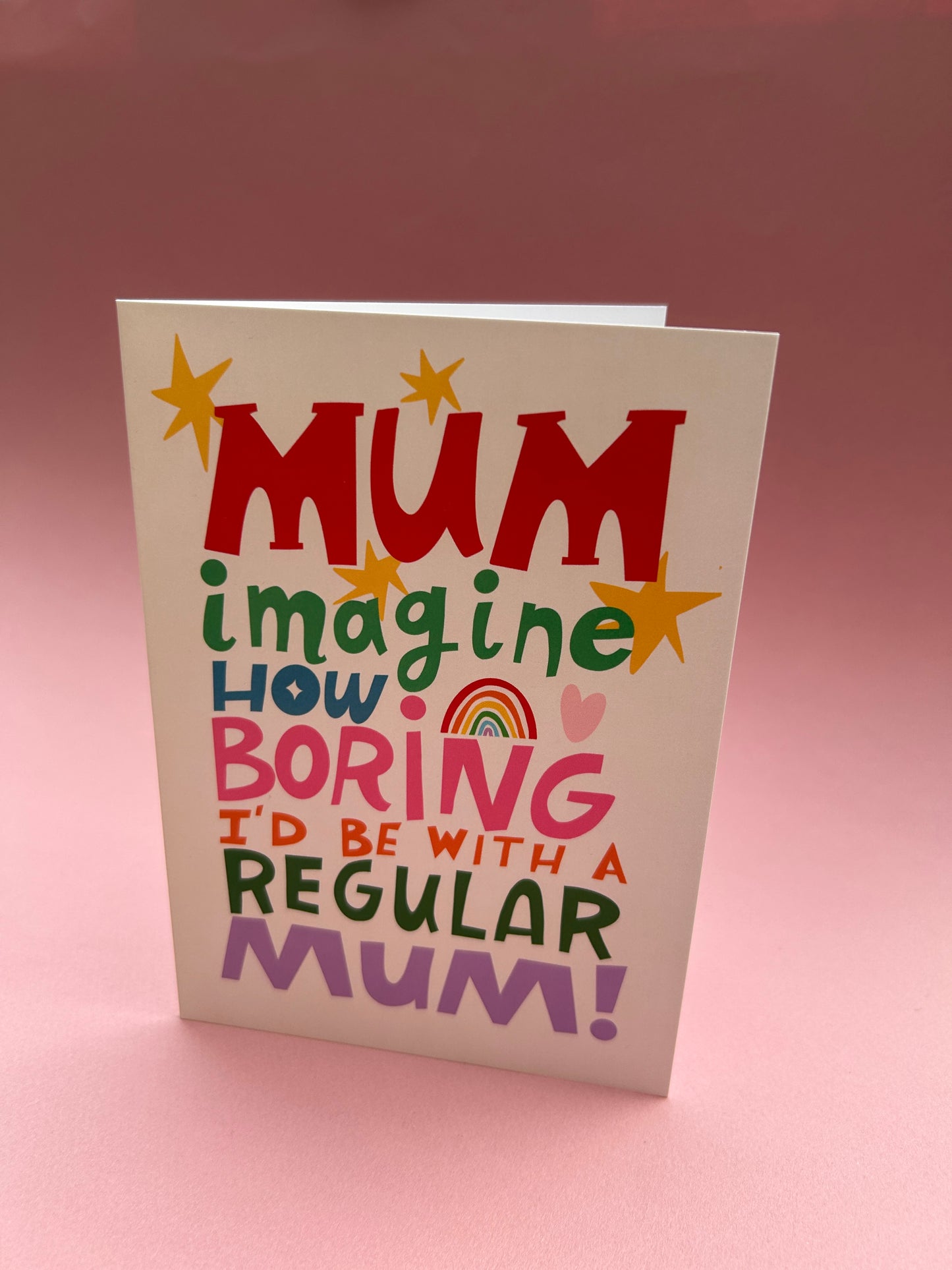 Regular Mum Greeting Card