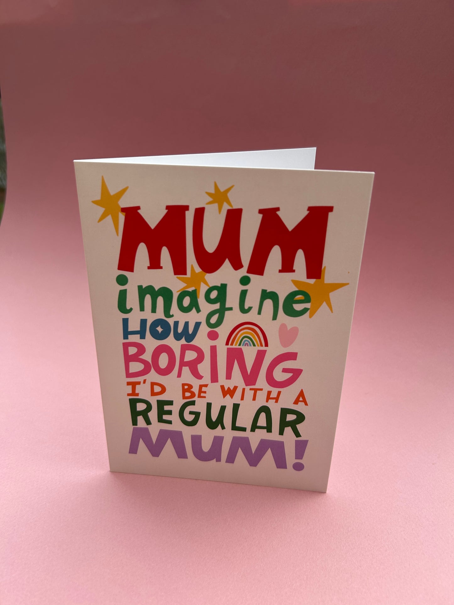 Regular Mum Greeting Card