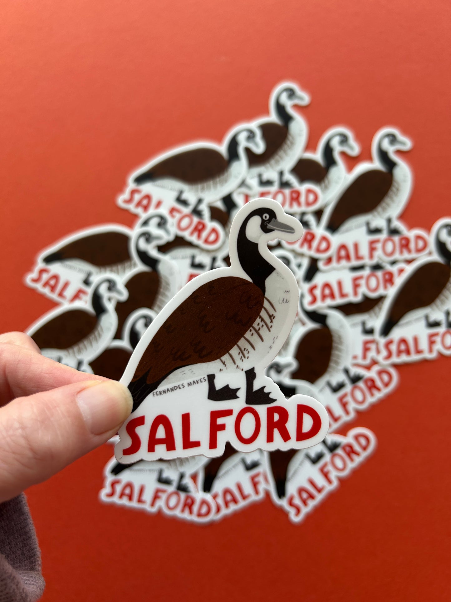 Salford Goose Vinyl Sticker