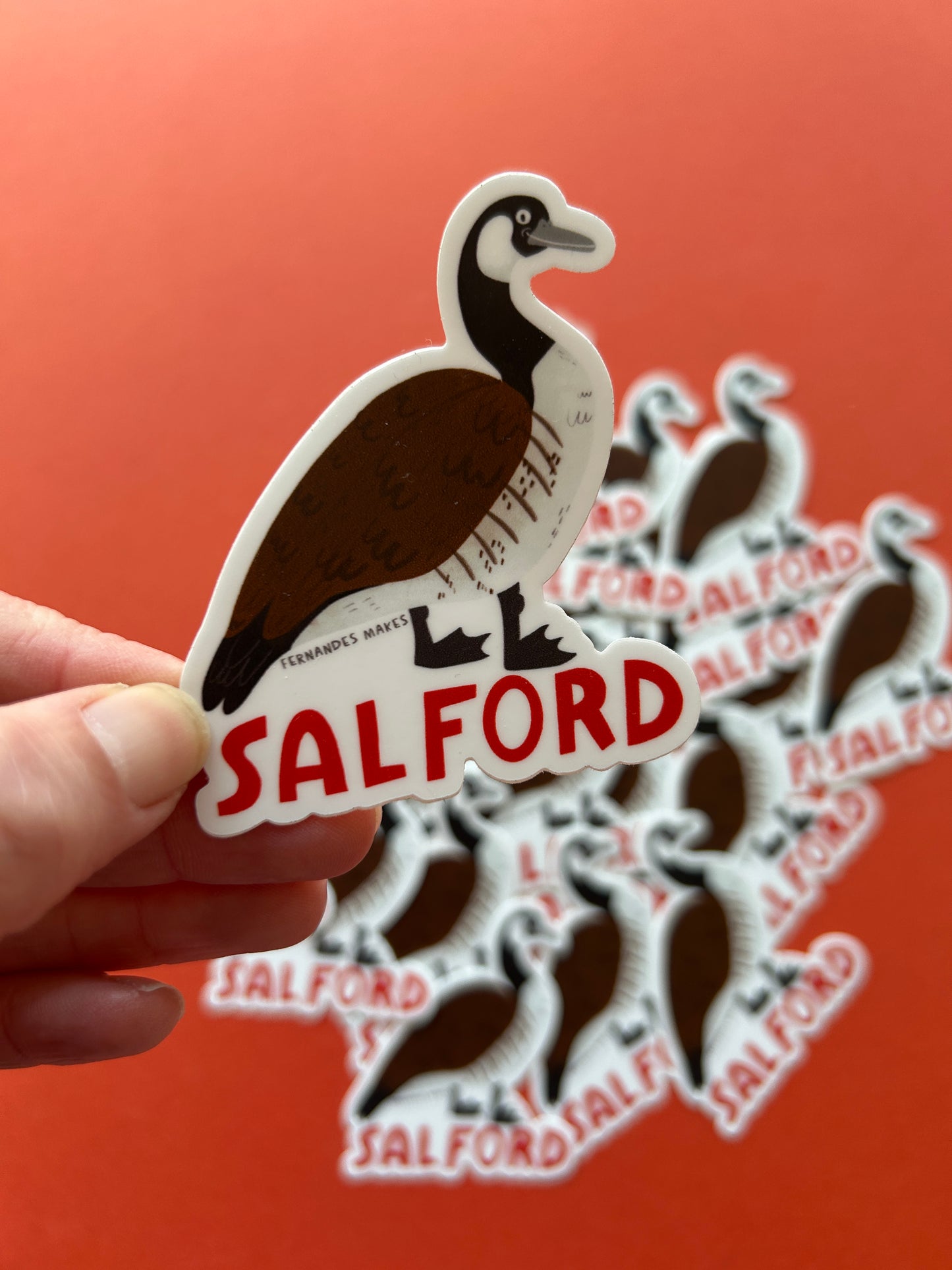 Salford Goose Vinyl Sticker
