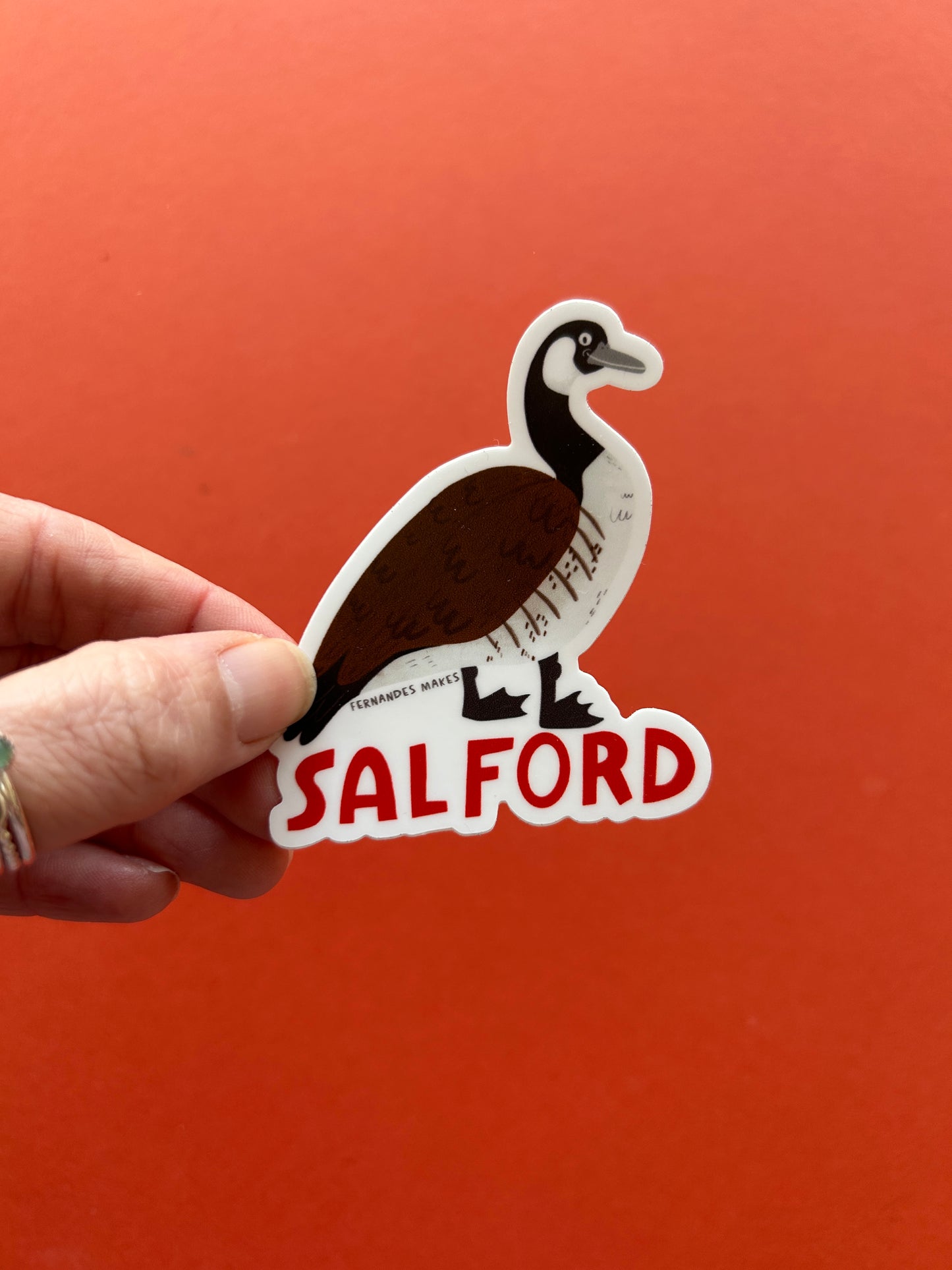 Salford Goose Vinyl Sticker
