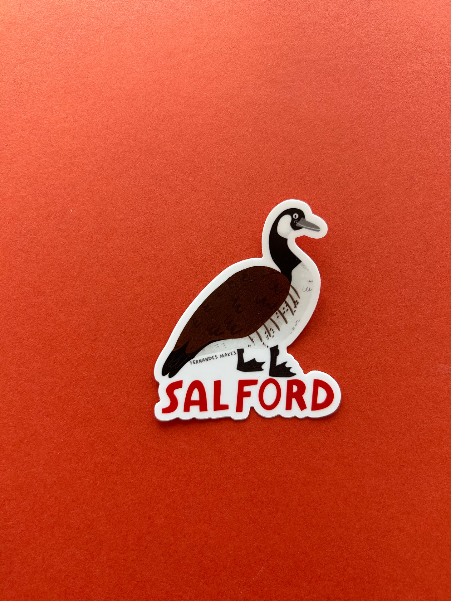 Salford Goose Vinyl Sticker