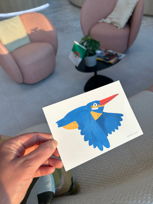 kingfisher Postcard