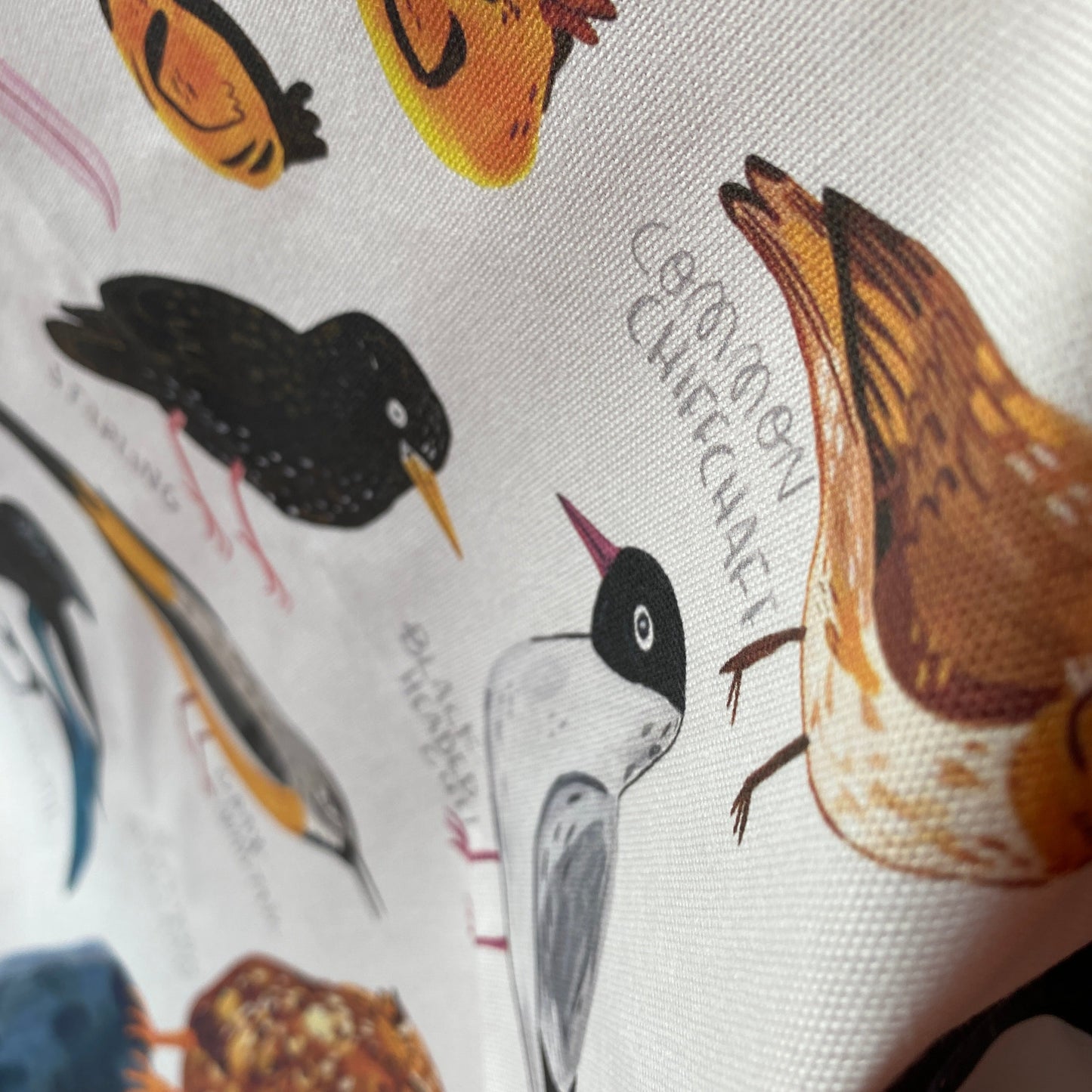 British Birds Tea Towel