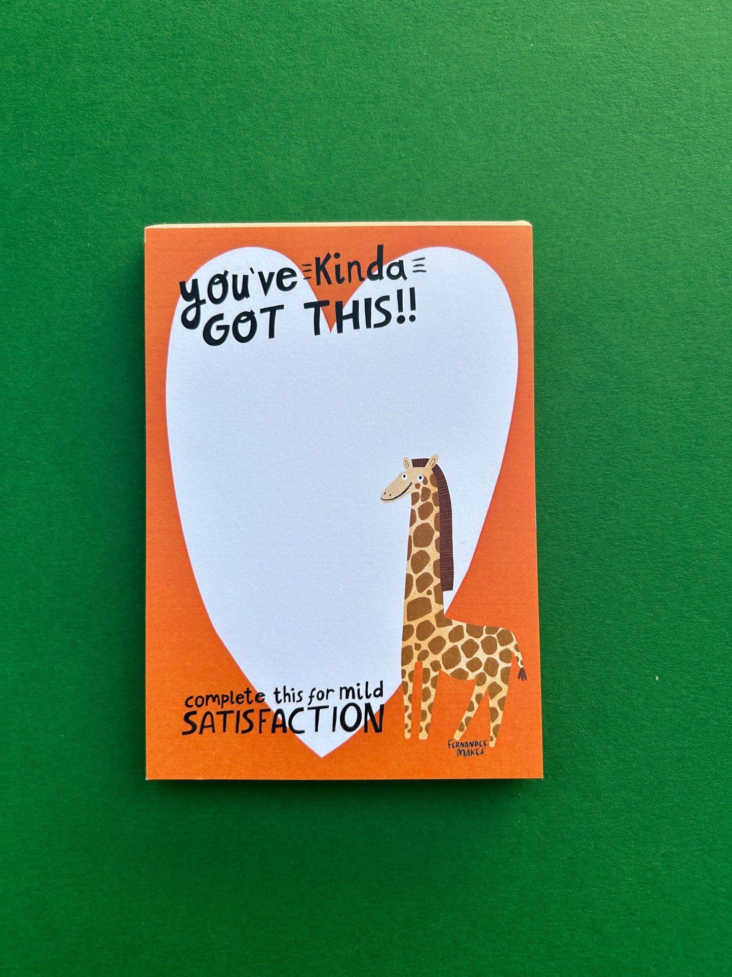 Mild Satisfaction Notepad