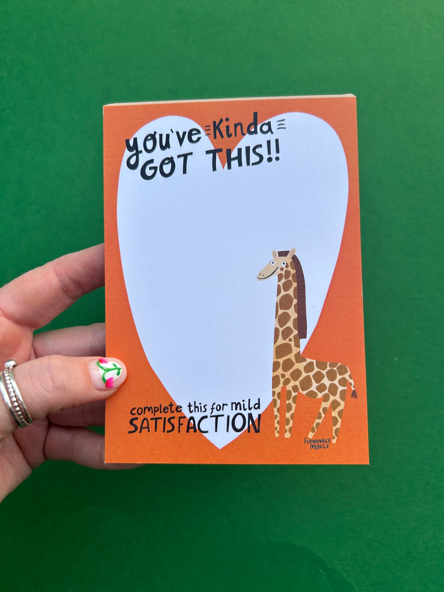 Mild Satisfaction Notepad