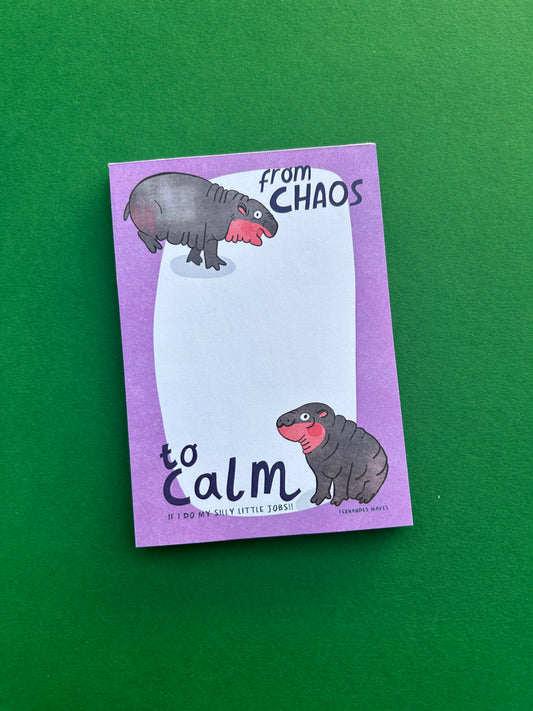 Chaos to Calm Notepad
