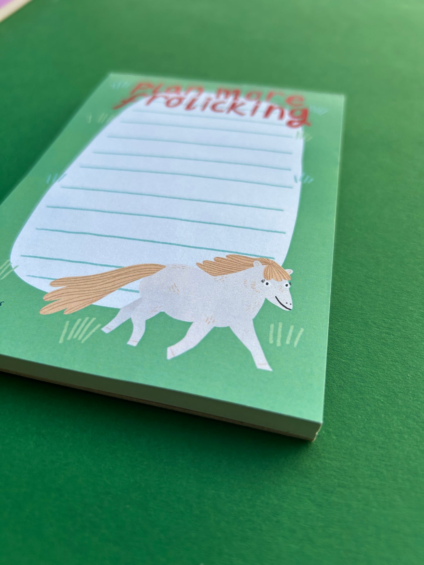 Plan More Frolicking Notepad