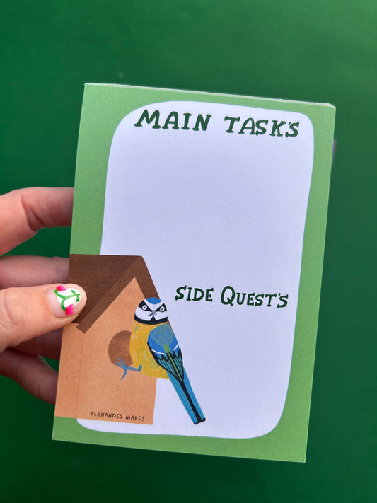 Side Quests Notepad