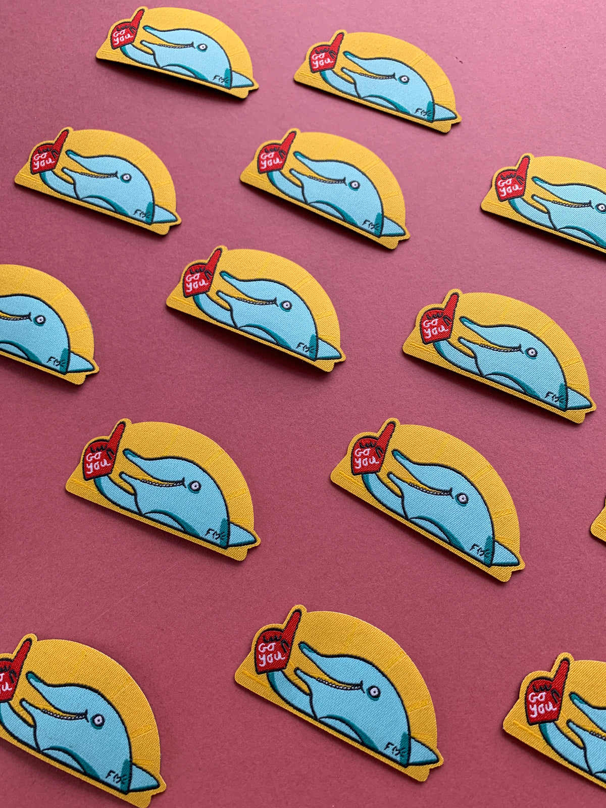 Endorphin Dolphin Woven Patch