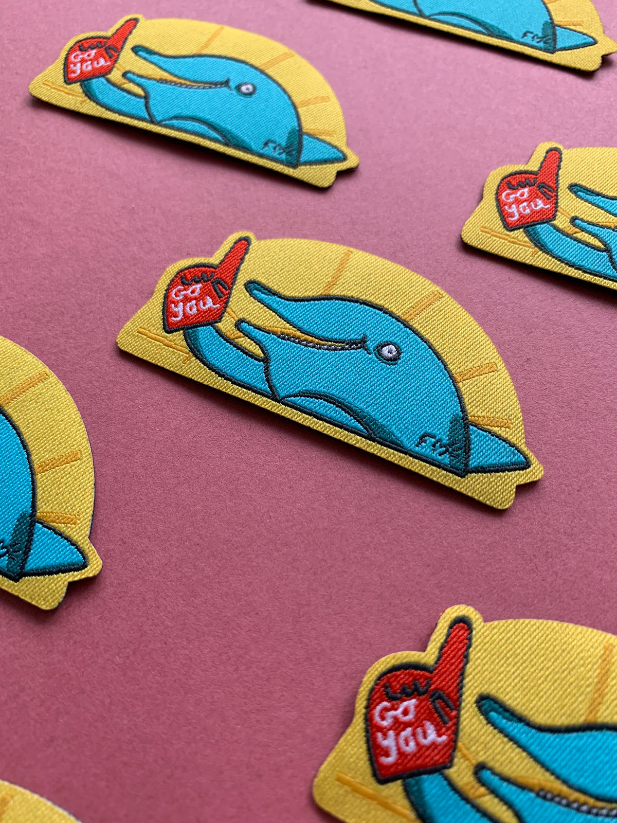 Endorphin Dolphin Woven Patch