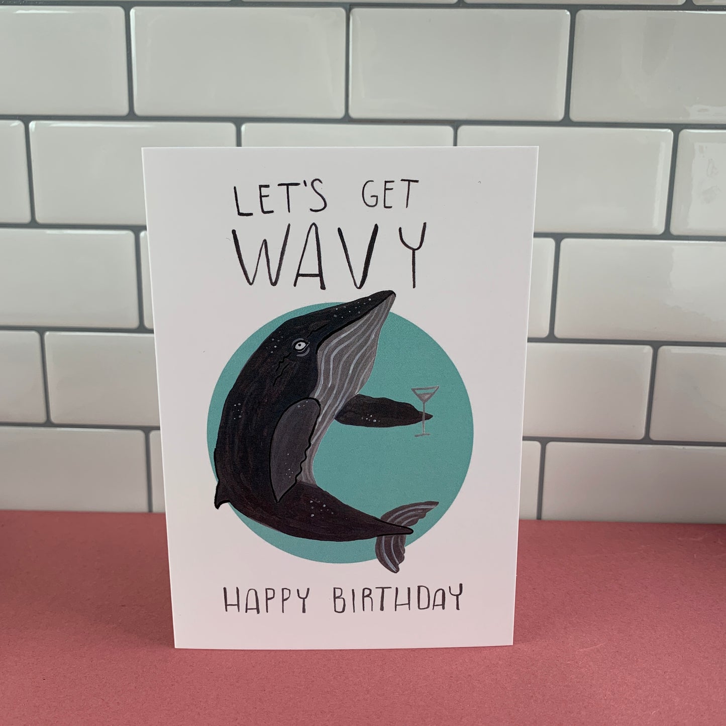 Let's Get Wavy Greeting Card