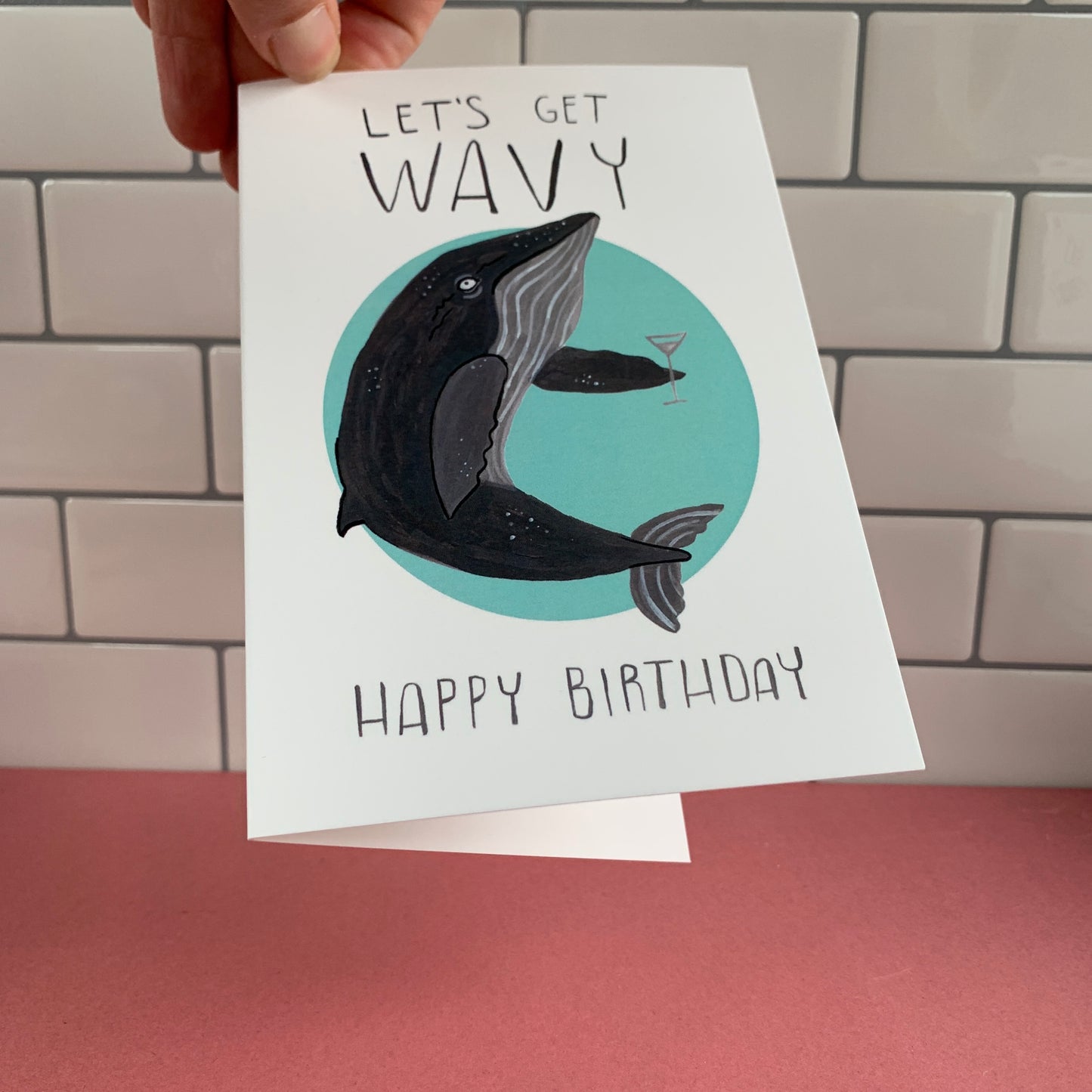Let's Get Wavy Greeting Card