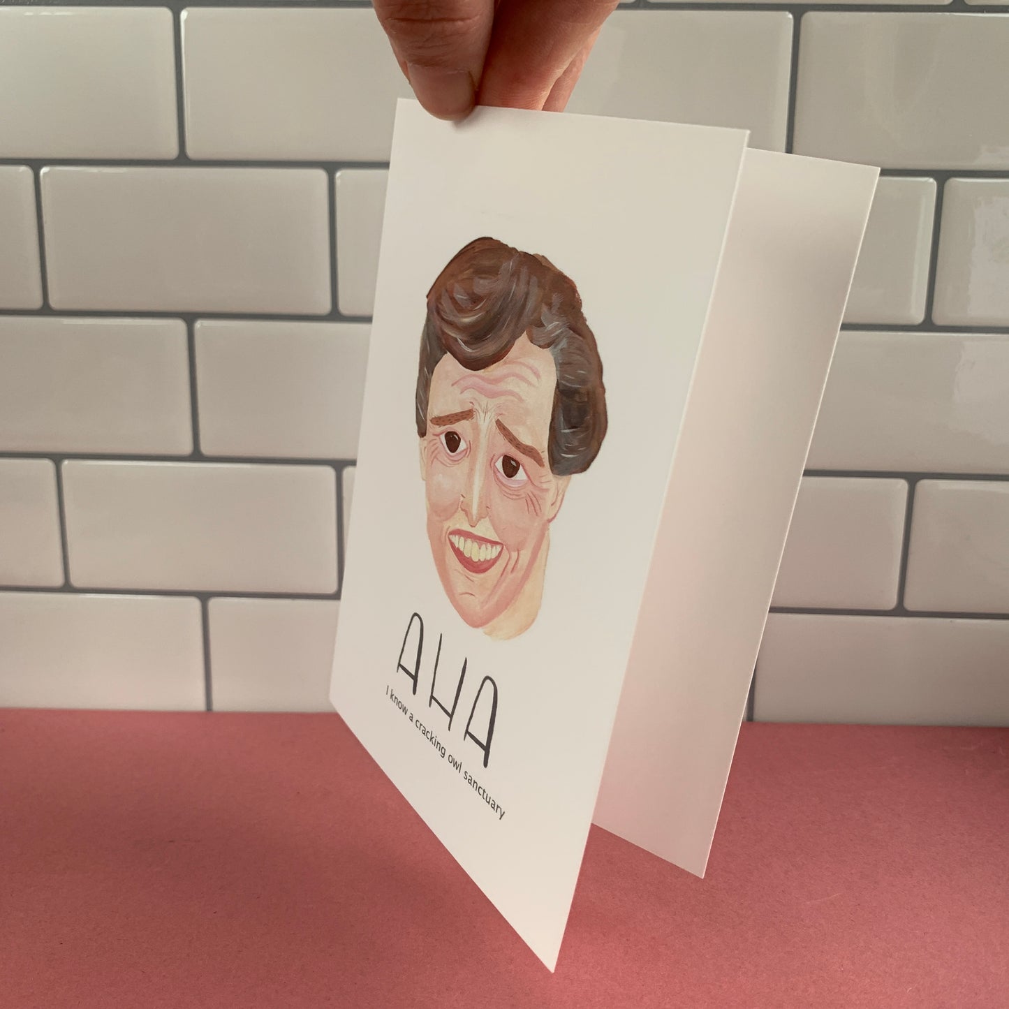 Aha Alan Partridge Inspired Greeting Card