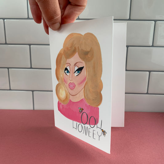 Ooh Honeey Trixie Mattel Greeting Card