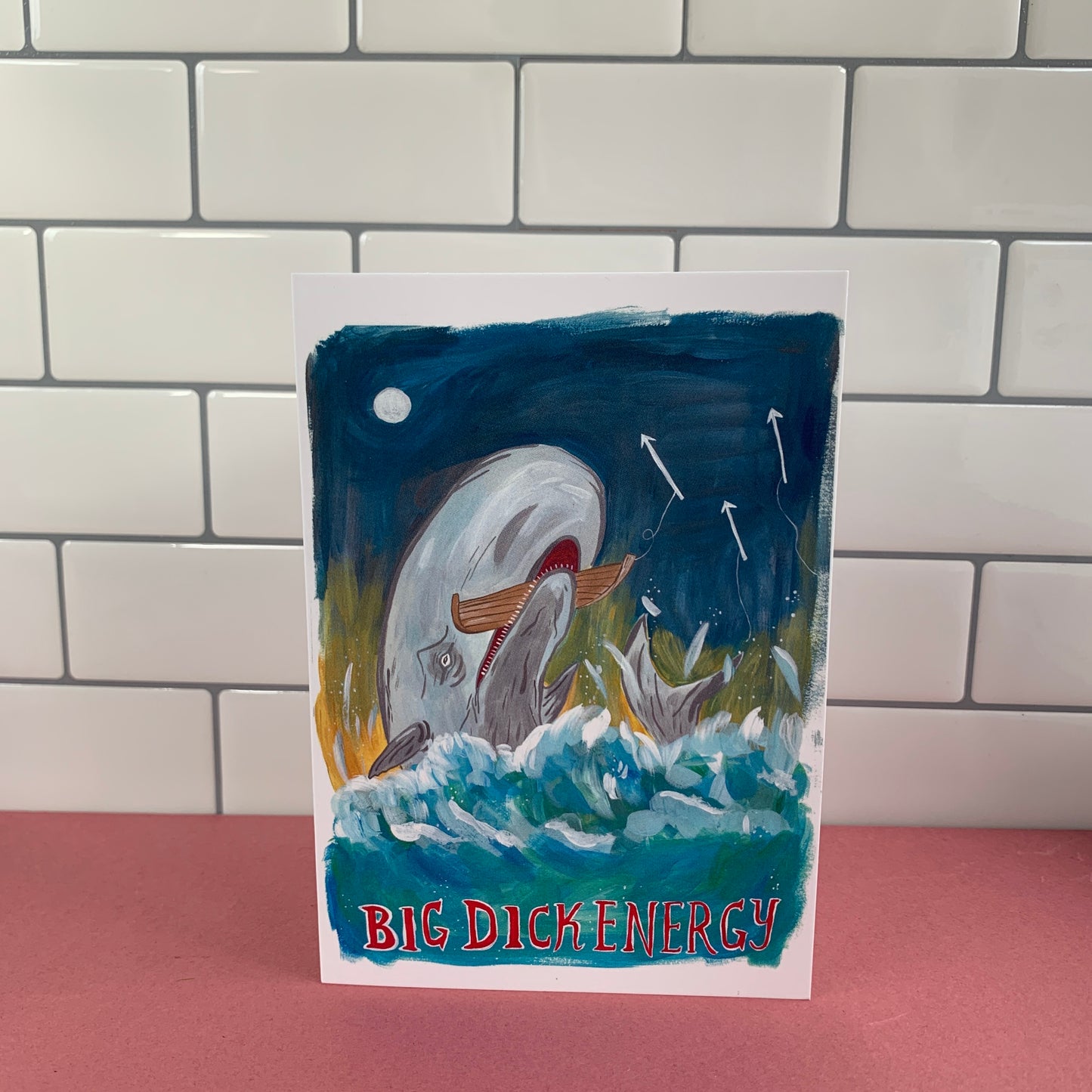 Big (Moby) Dick Energy Greeting Card