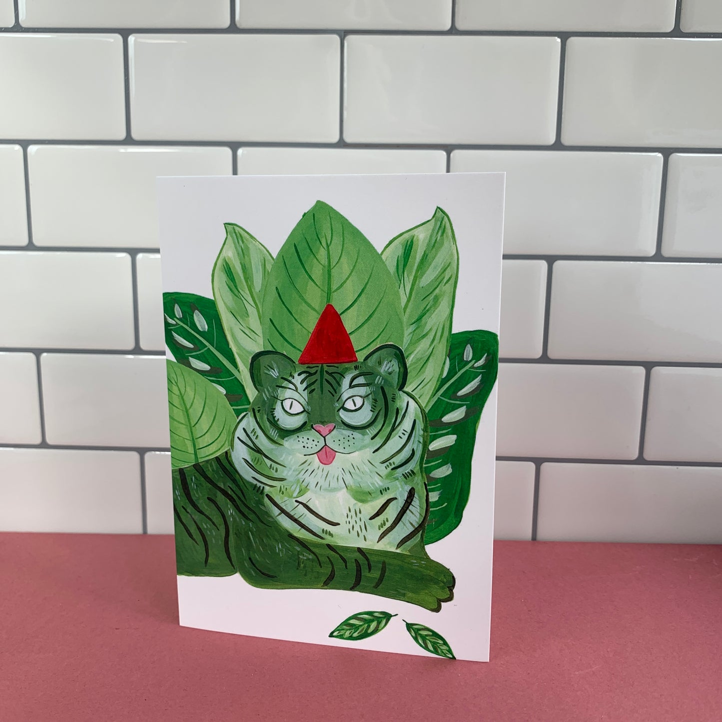 Party Tiger Greeting Card