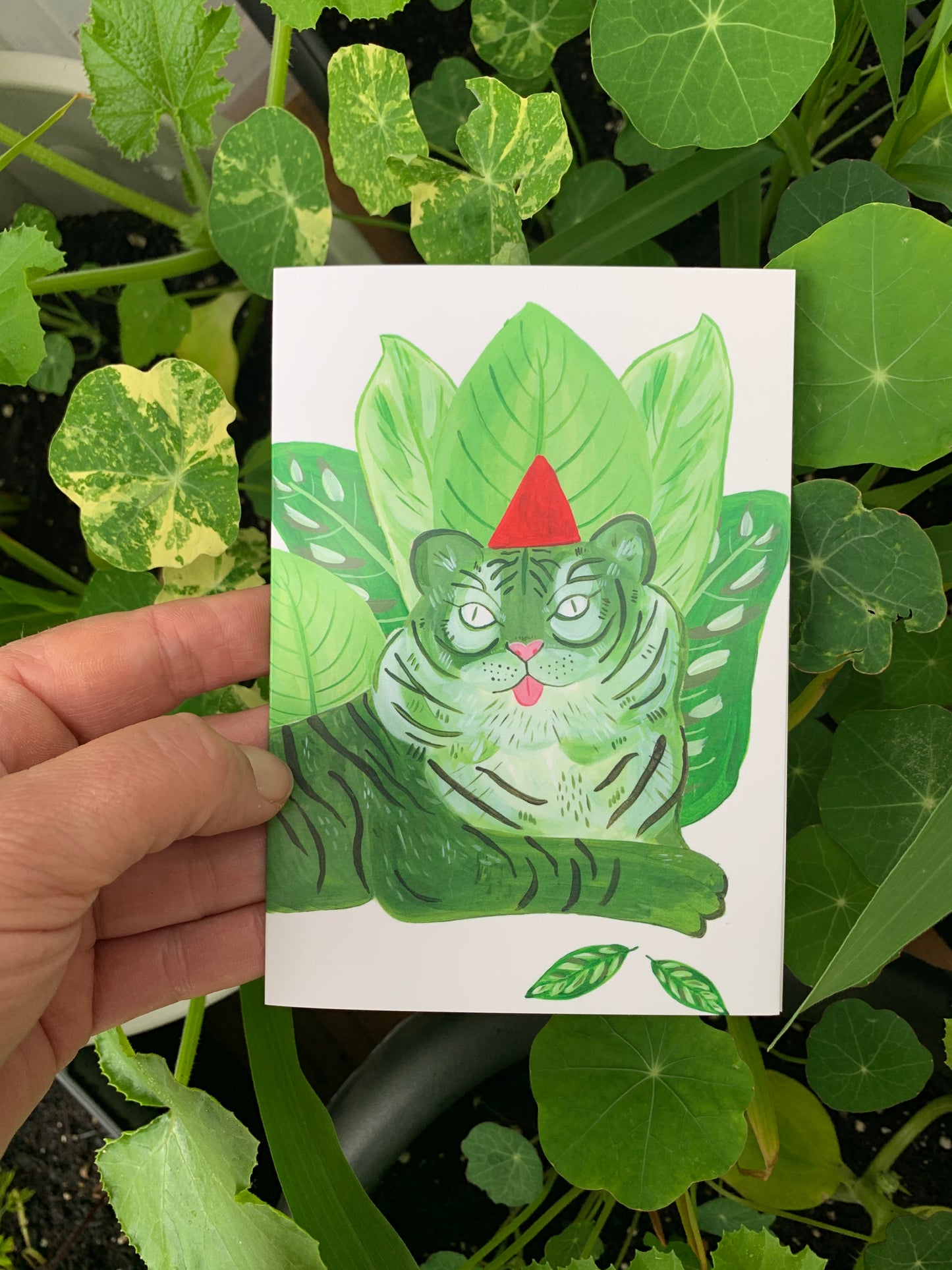Party Tiger Greeting Card
