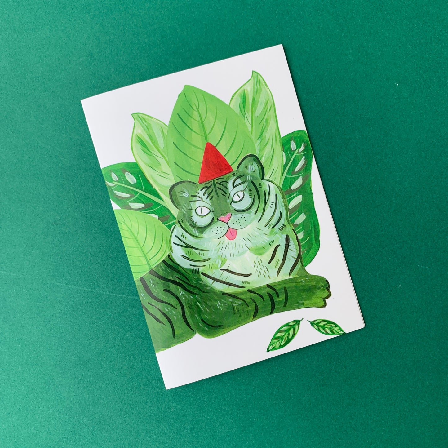 Party Tiger Greeting Card