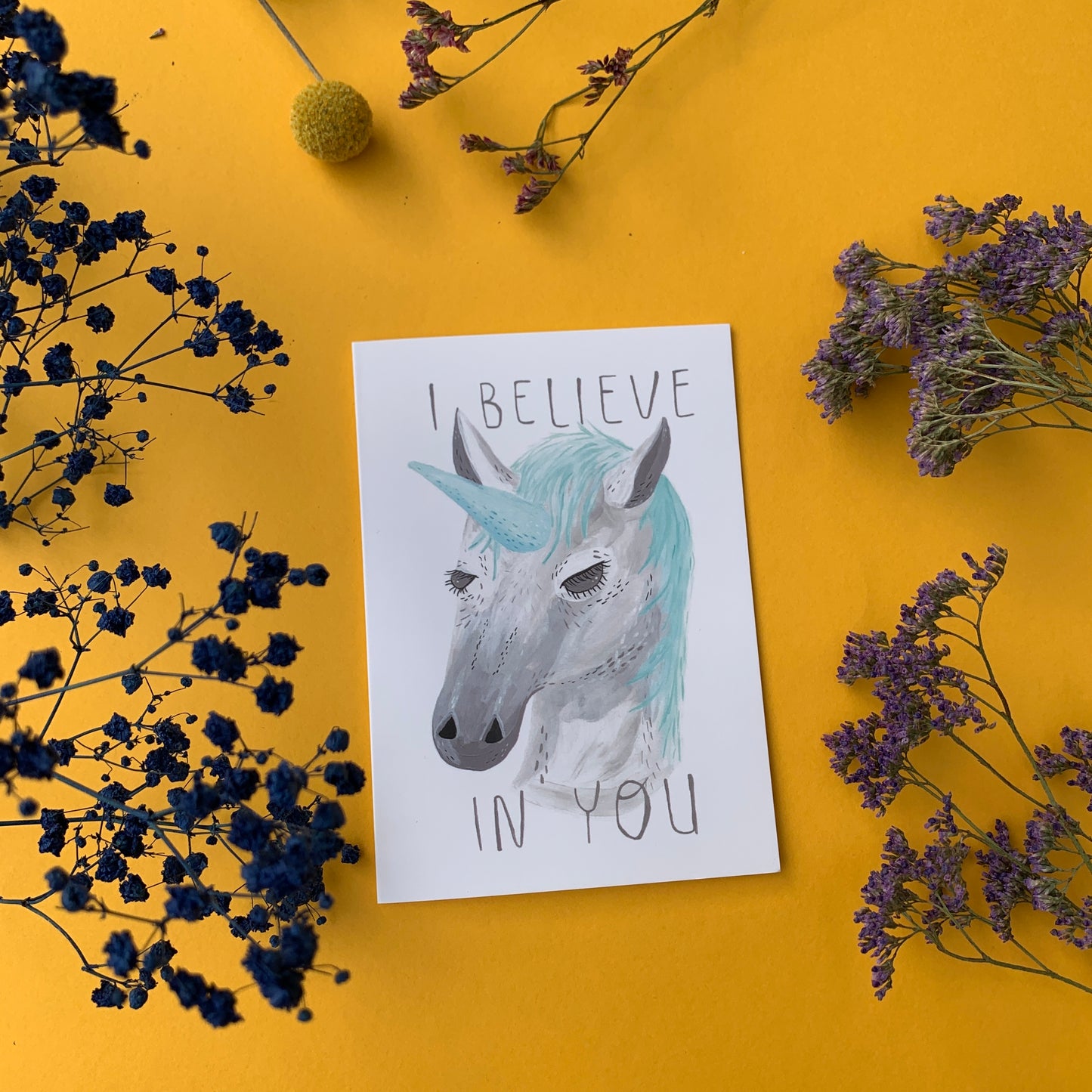 I Believe In You Unicorn Greeting Card