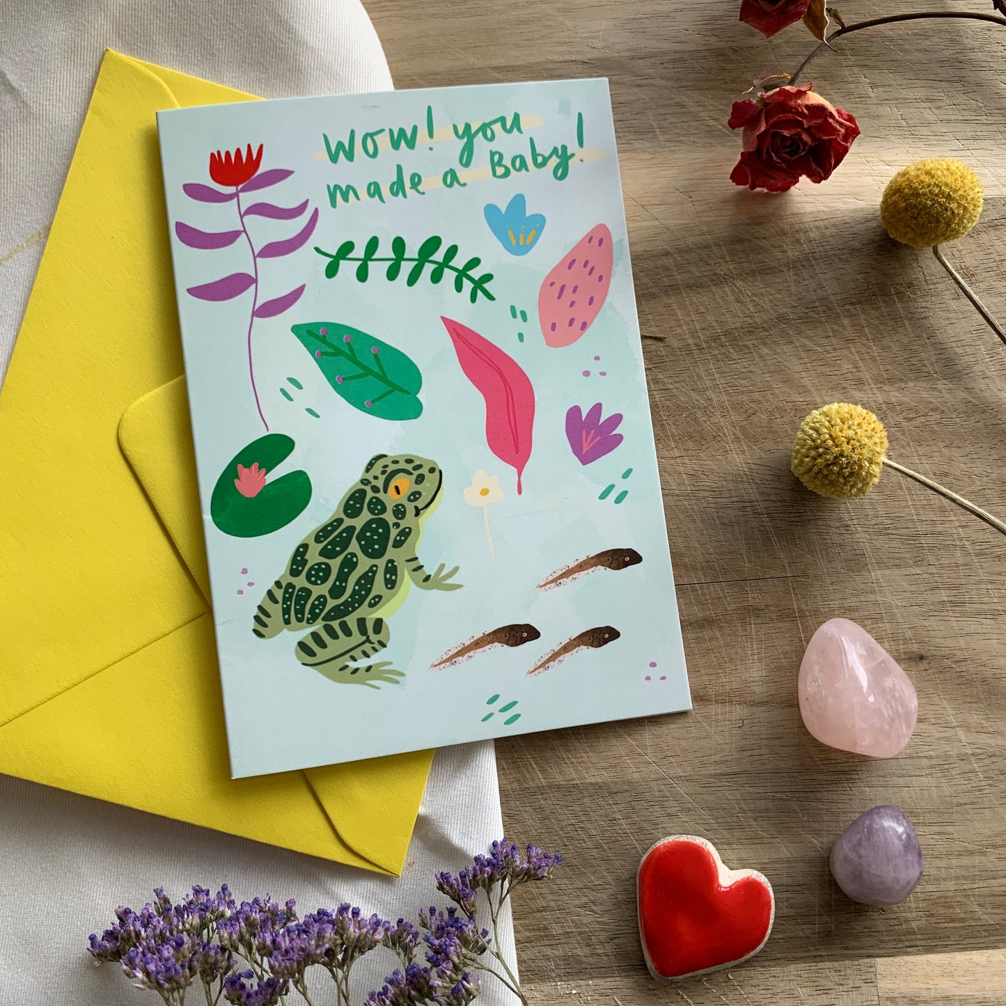 Wow You Made a Baby! - Greeting Card