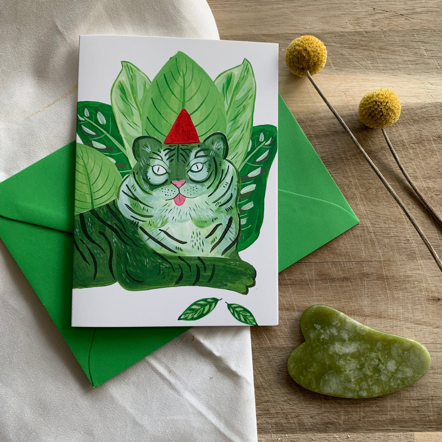 Party Tiger Greeting Card