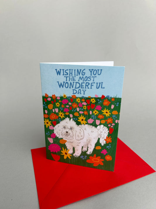 Wishing You The Most Wonderful Day Greeting Card