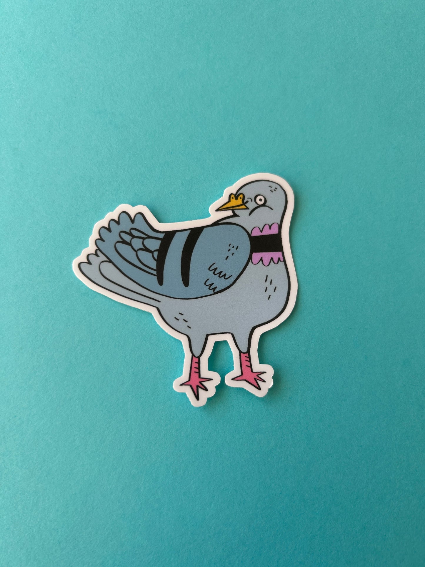 Pigeon Matte Vinyl Sticker