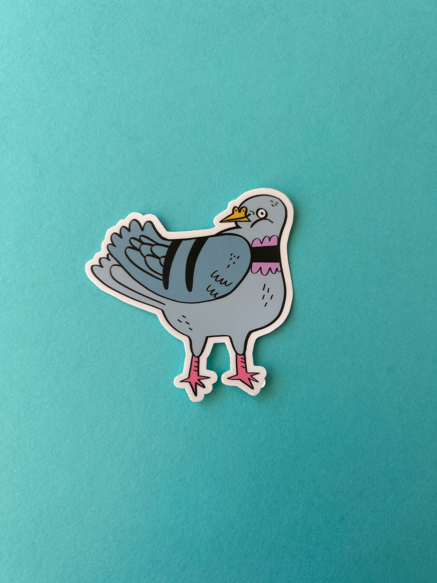 Pigeon Matte Vinyl Sticker