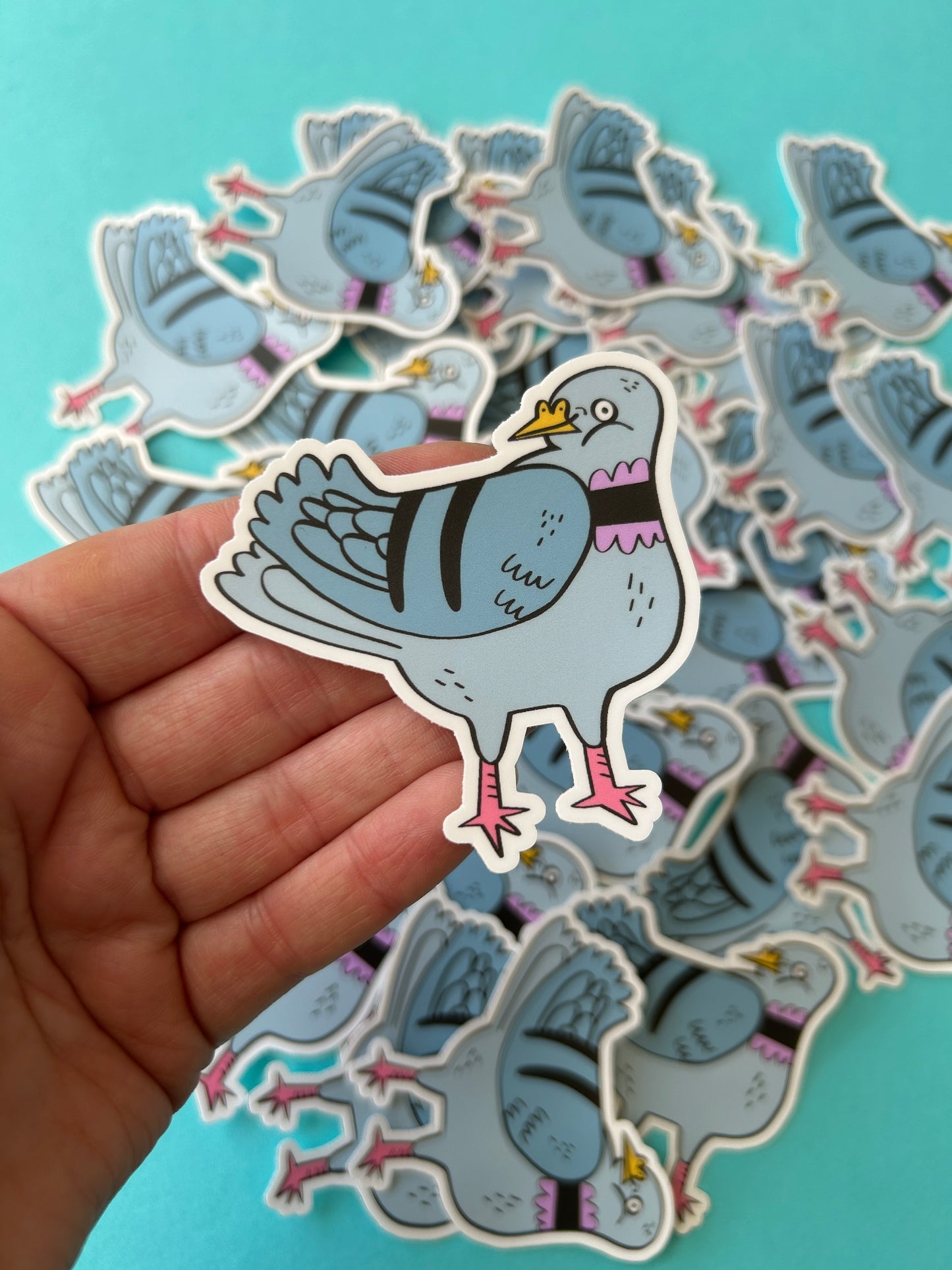 Pigeon Matte Vinyl Sticker