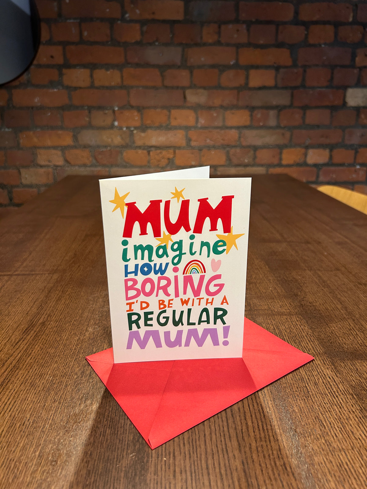 Regular Mum Greeting Card