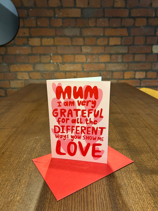Mum Different Ways Greeting Card