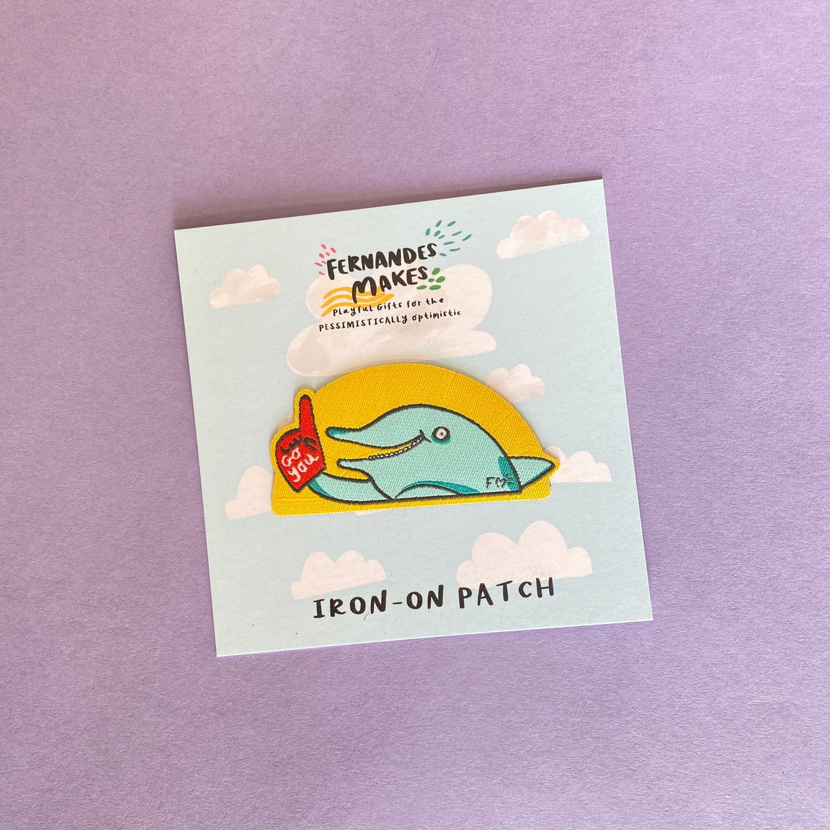 Endorphin Dolphin Woven Patch