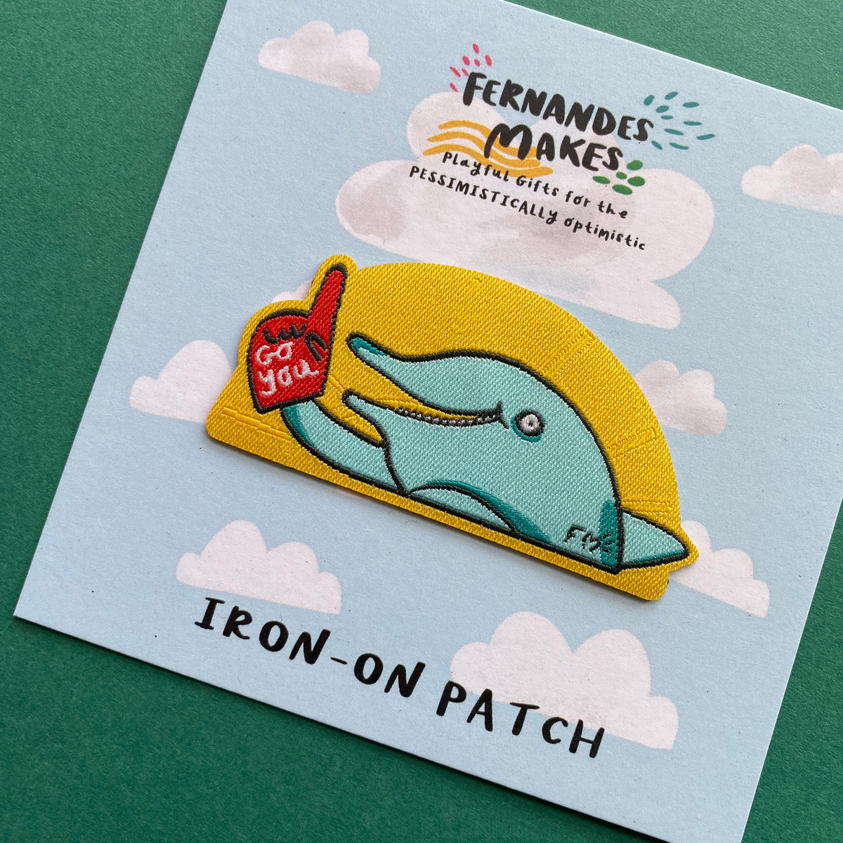 Endorphin Dolphin Woven Patch