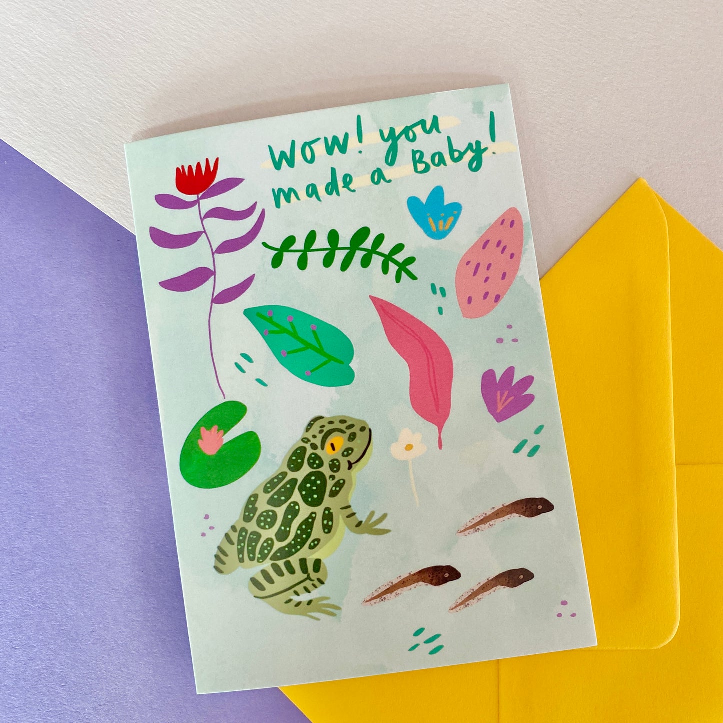 Wow You Made a Baby! - Greeting Card