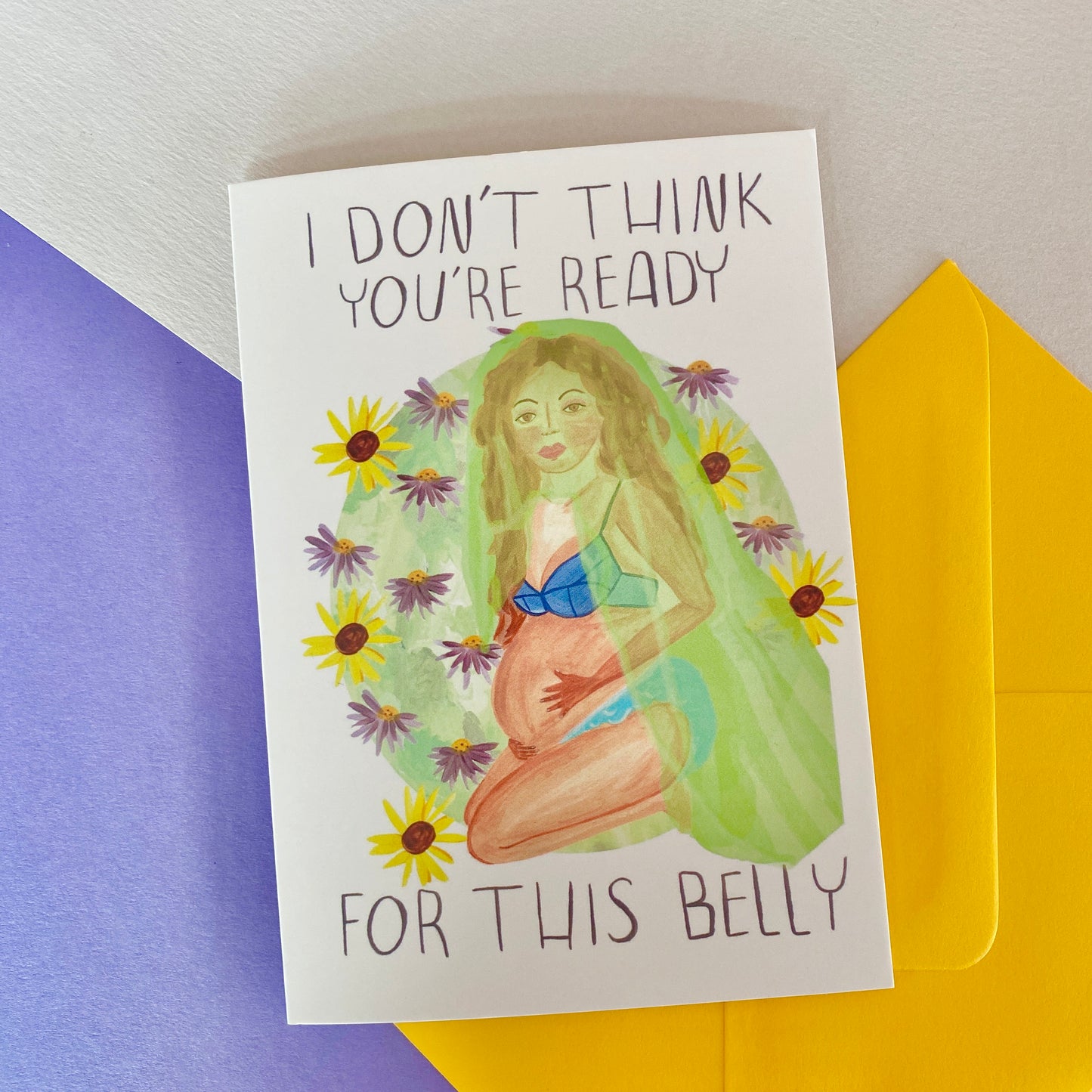 Don't Think You're Ready Beyonce Inspired Baby Greeting Card