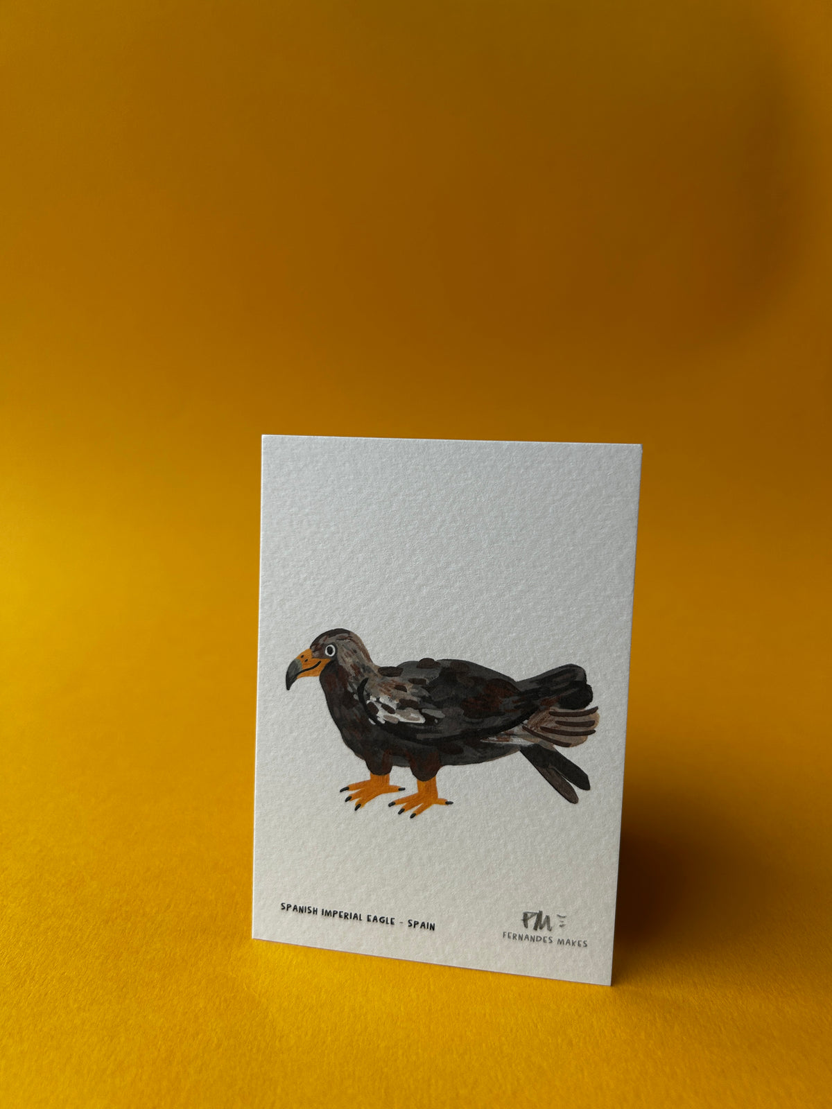Imperial Eagle / Spain / World Birds Mini Print (A7)