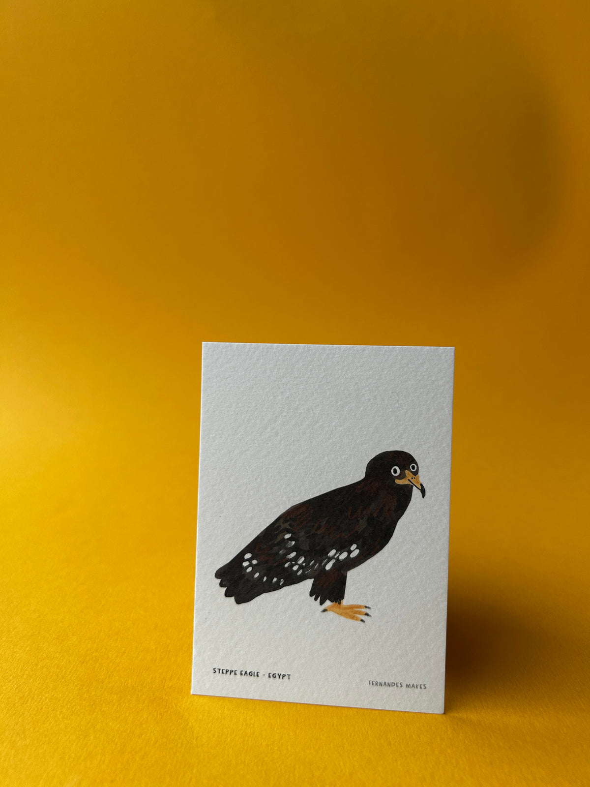 Steppe Eagle / Egypt / World Birds Mini Print (A7)