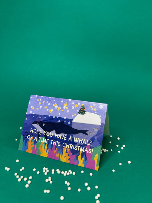 Whale of a Time Christmas Card