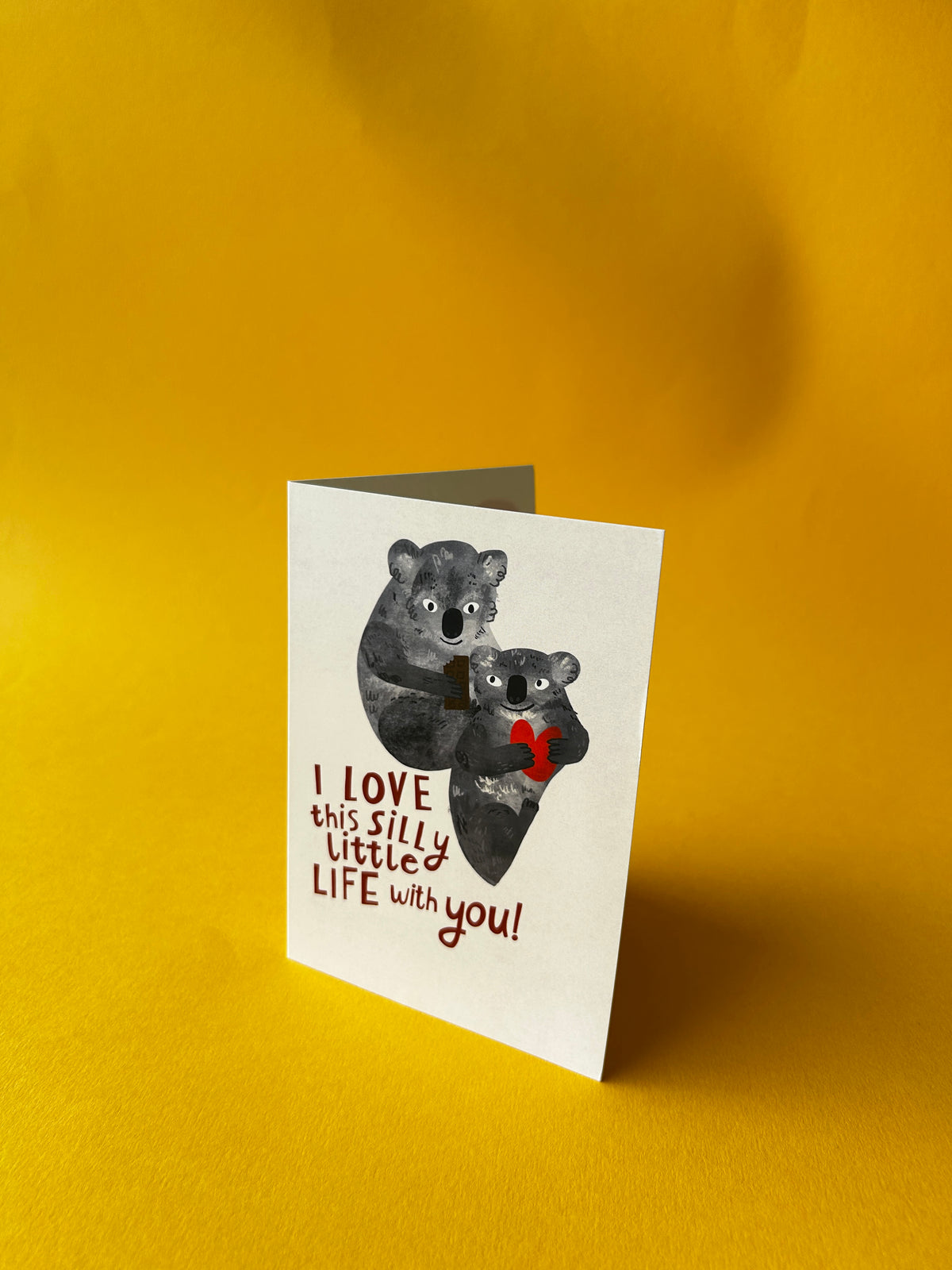 I Love This Silly Little Life Greeting Card