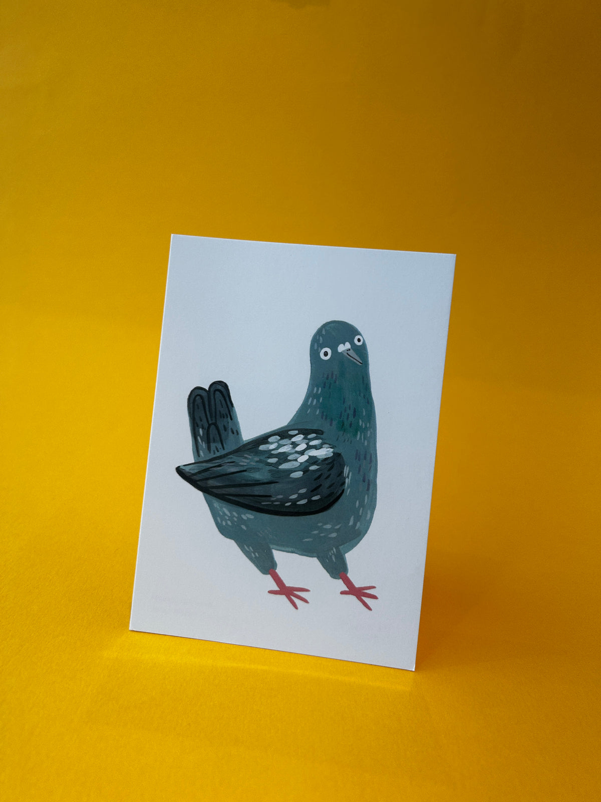 Happy Pigeon Pal Postcard