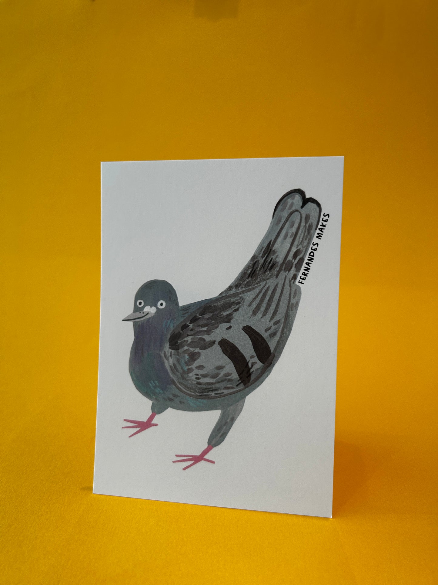 Happy Pigeon Pal / Clemence / Postcard