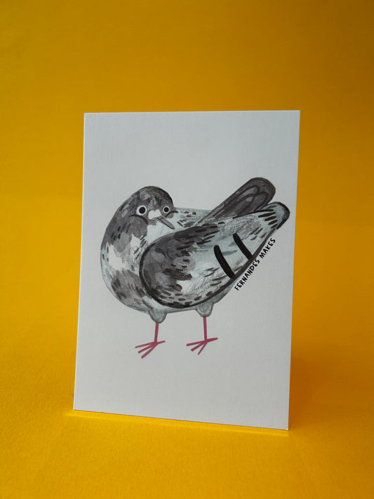 Happy Pigeon Pal / Frodo / Postcard