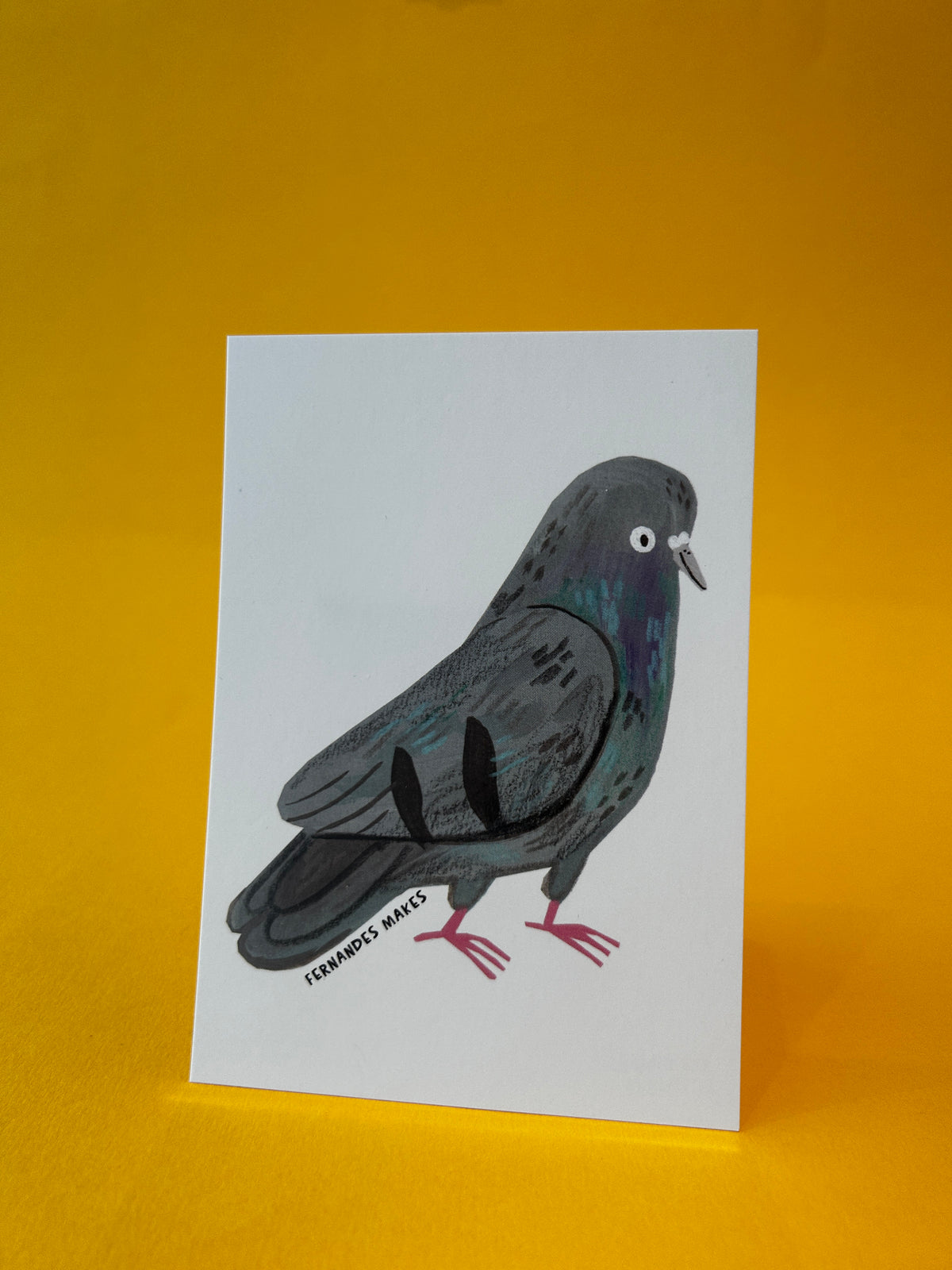 Happy Pigeon Pal / Agatha / Postcard