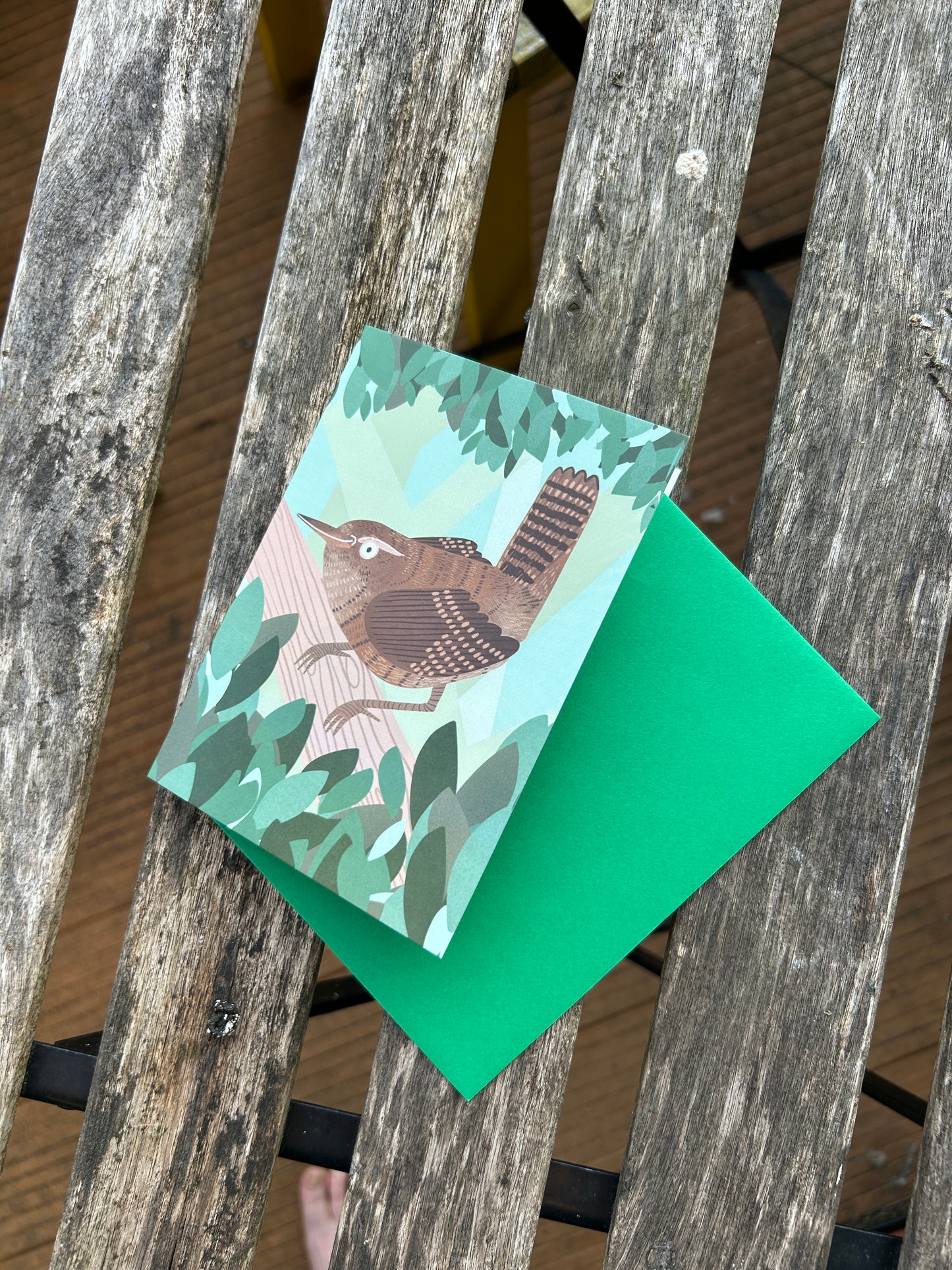 Wren greeting card