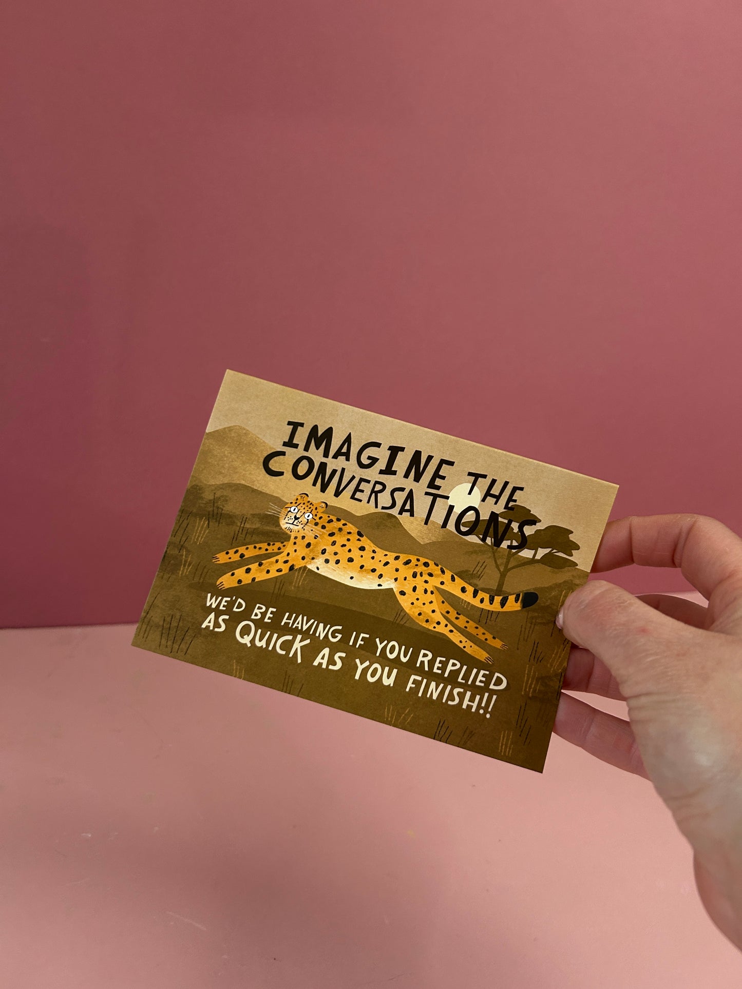 Imagine The Conversations We'd Be Having Greeting Card